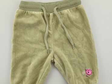 spodnie dresowe zielone: Spodnie dresowe, H&M, 0-3 m, stan - Dobry