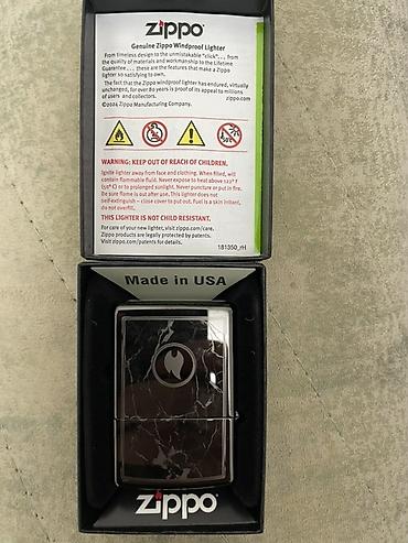 caxmaq: Zippo küləkədavamlı alışqan – Marble Flame Design (Model 46571) — 4