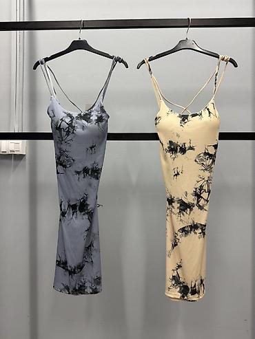lace front perike: Mini haljina na bretele sa vezivanjem na leđima – tie-dye 1600 din S M — 3