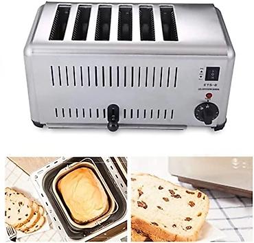 Restoran tosterləri: Toster 🟣 6 çörək ve 4 çörək Professional model Restoran ev fərq etməz — 4