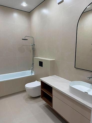 жк капстрой сити: 3 комнаты, 82 м², Асанбай мкр 9 этаж, Дизайнерский ремонт — 9