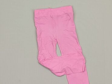 Spodnie dziecięce stan - Bardzo dobry, wzór - Jednolity kolor, kolor - Różowy