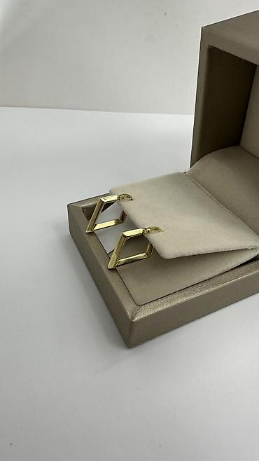 Серьги: Серьги, Проба 585, Без вставки, Женские, Винтажный стиль, Новый — 11