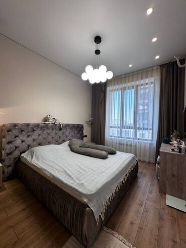 3 комнатная квартира асанбай: 3 комнаты, 105 м², Элитка, 4 этаж, Дизайнерский ремонт
