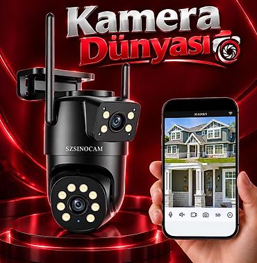 el konsolu: Təhlükəsizlik kameraları 📹 SZSINOCAM 2 Linzalı Wi-Fi Təhlükəsizlik — 1
