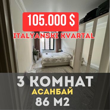 Продажа домов: 3 комнаты, 86 м², Элитка, 6 этаж, Евроремонт
