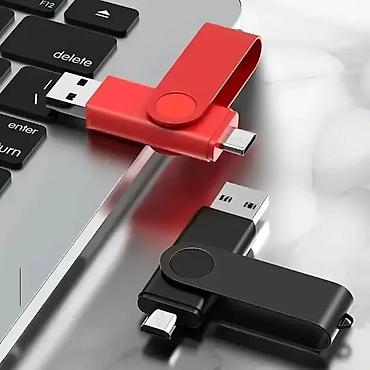 Hard diskovi, eksterni diskovi: USB flash memorija(dvostruki-USB i C ulaz) 128MB NOVO. DUALNA FLEŠ — 10