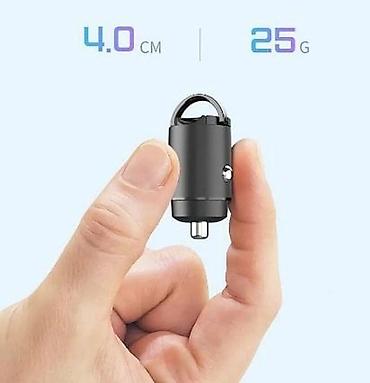 android avto: Автомобильная зарядка wiwu quick charge type-c pd black (pc300) Арт — 2