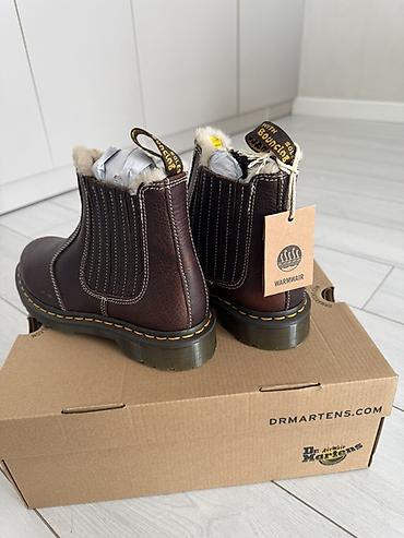 cat ботинки: Ботинки, 36, 36.5, 37, Dr. Martens, Новый, цвет - Коричневый — 2