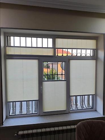 vitraj: Plisse jalüz pərdələr - İstənilən ölçüdə pəncərə və balkon qapılarına — 1