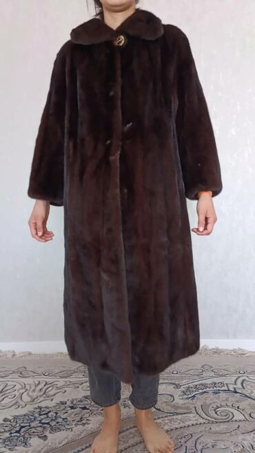 пальто шуба: Шуба, Длинная модель, 4XL (EU 48)