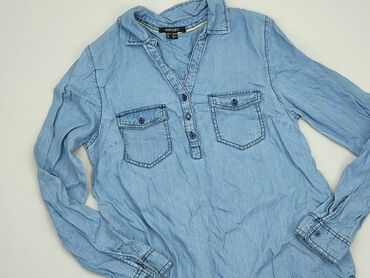błękitne bluzki damskie: Shirt, Esmara, S (EU 36), condition - Good