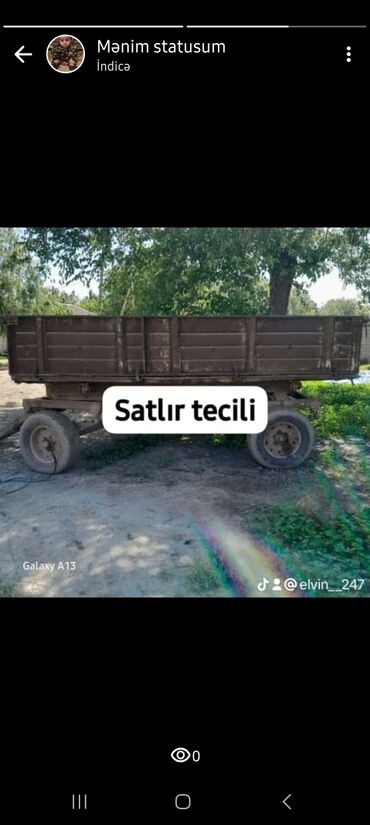 traktor qoşqusu: Тракторные прицепы