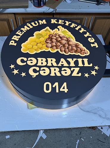 berber reklamı: “Cəbrayıl Çərəz” üçün hazırlanmış premium mağaza fasadı və reklam — 4