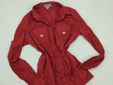 czerwona bluzki z falbankami: Сорочка жіноча, M, стан - Хороший