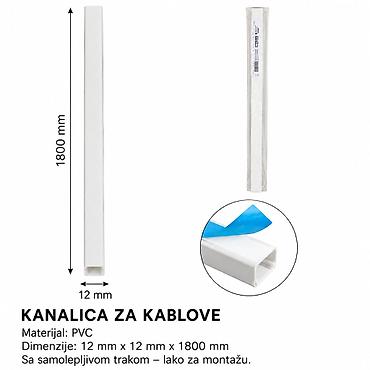 KMT Žičani kanali sa plavom trakom 2385605 Opis: - Kanalica za