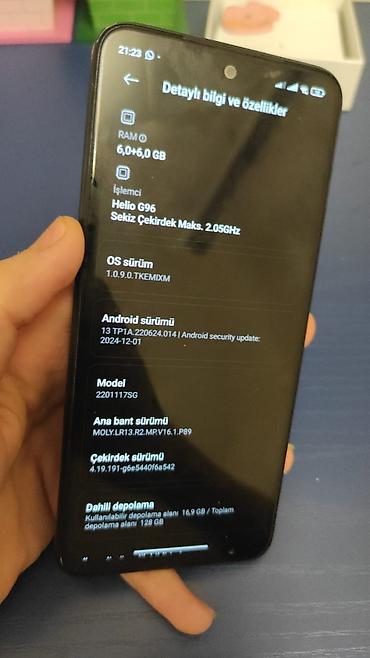mi̇ 10 t: Xiaomi 128 GB, rəng - Qara, 
 İki sim kartlı, Face ID — 3