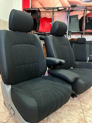 Чехлы Экокожа, С подушкой, цвет - Черный, Lexus, Новый, Самовывоз
