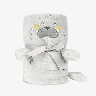 iqos lil solid 2.0 white light: Kikkaboo bebi ćebence sa 3D vezom Seally Me, 75 x 100 cm Mekano i — 1