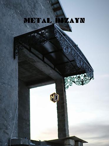 demir qapi bezekleri: Dəmir dekorativ giriş lyuk/mərəbəüstü səyyar talvar - Material: qalın — 2