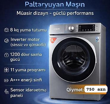 motor qiymətləri: Paltaryuyan maşın 8 kq, Yeni — 1