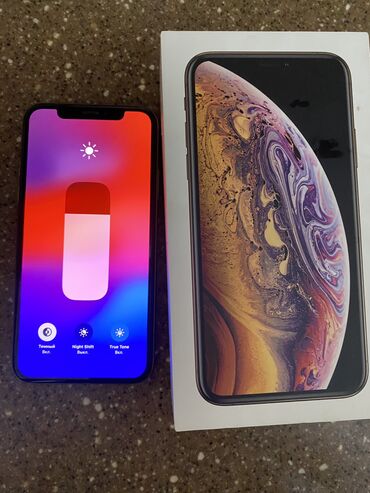 iphone 10 xs: IPhone Xs, Скидка 10%, Б/у, 64 ГБ, Золотой, Коробка, 75 %