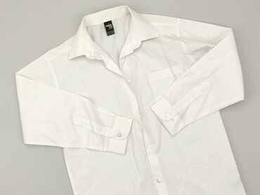 kurtki chłopięce zara: Shirt 11 years, condition - Good, pattern - Monochromatic, color - White