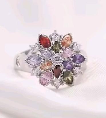 necklace: Elegantni posrebreni prsten od hirurskog čelika sa žigom S925,sa — 3
