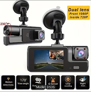 ucuz masin manitoru: Avtomobil üçün kamera və monitor dəsti + ikili linzalı DVR 1) Geri — 2