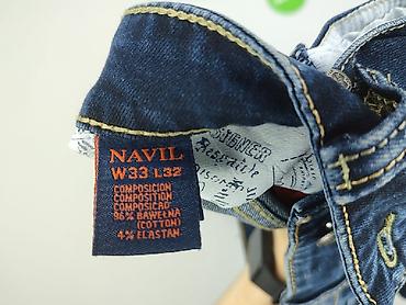 straight blue jeans: Jeansy damskie, rozmiar L — 5