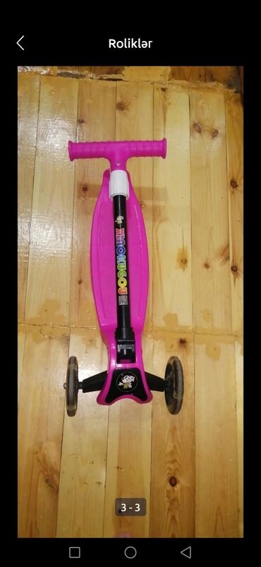 диски титановые r15: Uşaq skuterı – 3 təkərli model - Rəng: çəhrayı - Marka/üzərində yazı