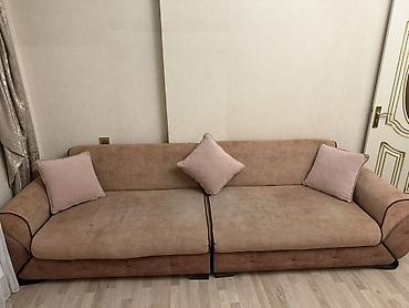 Divanlar: İki hissəli geniş salon divanı - Model: modullu 2 hissədən ibarət — 2