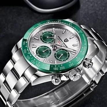 Ručni satovi: PAGANI DESIGN PD-1644 Sport - 40mm - Zelena -Rolex Daytona — 16