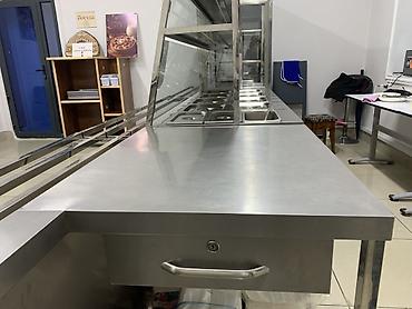 Линии раздачи: Линия раздачи для столовой/кафетерия из нержавеющей стали — 11