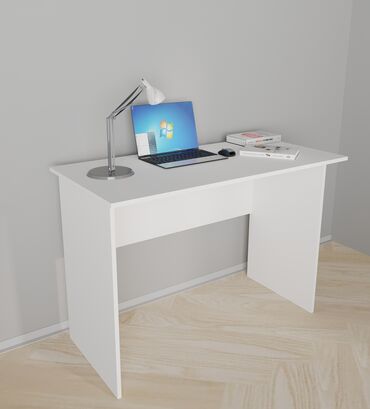 Шкафы: Офисный Стол, цвет - Белый, Новый