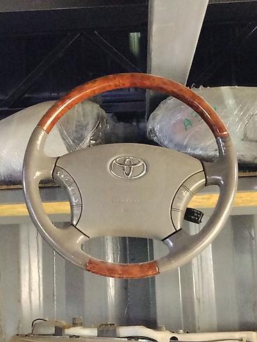 Руль Toyota с деревянными вставками и подушкой безопасности (airbag) at lalafo.kg Руль Toyota с деревянными вставками и подушкой безопасности (airbag)
