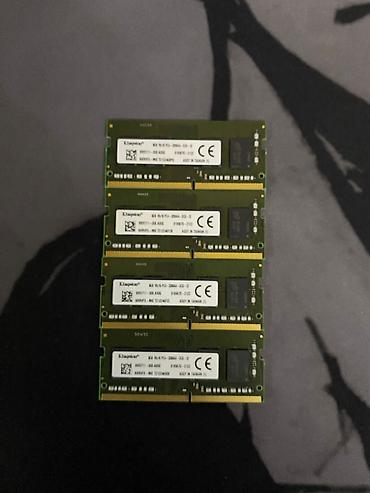 notebook ram: Operativ yaddaş (RAM) Kingston, 8 GB, 3200 Mhz, DDR4, Noutbuk üçün, İşlənmiş — 2