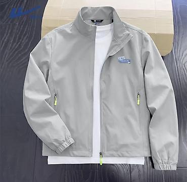 mind error: Мужская куртка, M, Massimo Dutti, Новый, цвет - Серый, Платная доставка — 1