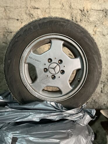 резина 16 55 205: Дисктер R 15 AMG, Комплект, тешиктери - 5, Колдонулган