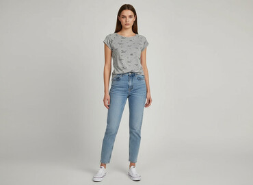 t shirty nirvana hm: Sinsay, T-shirt damski, rozmiar 2XS