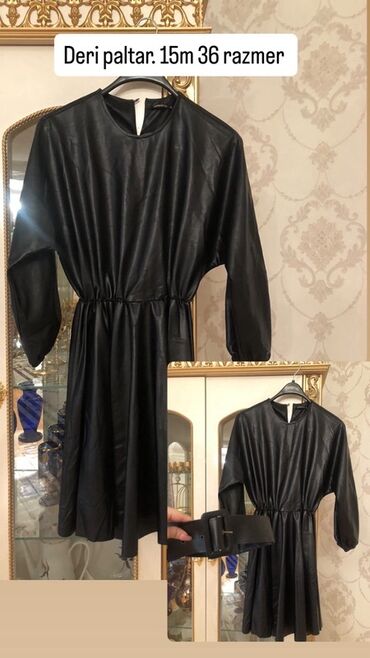 Köynək və bluzalar: Qadın köynəyi – düyməli - Ölçü: 36 (etiketdə “6m 36 razmer” qeyd — 9