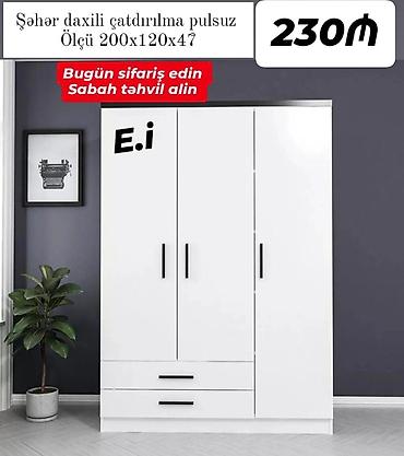 mebel kitab refleri: 3 qapılı dolab Yep yeni 230 azn rəng seçimi var çatdırılma var — 1
