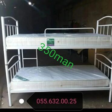 İkimərtəbəli uşaq çarpayıları: Oğlan və qız üçün, Yeni, Çarpayı, Matrassız, Siyirməsiz — 2