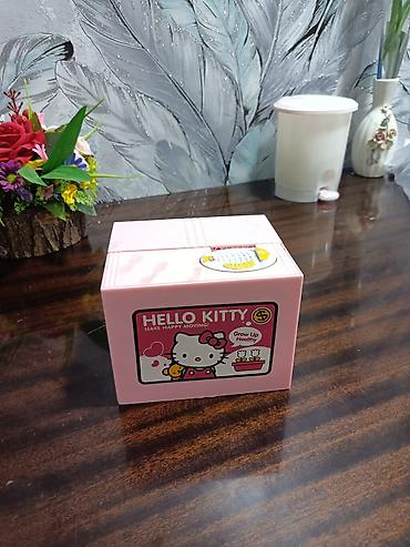 oyuncaq masın: Hello Kitty temalı avtomatik qəpik qutusu (pişikli) - Dizayn: Çəhrayı — 2