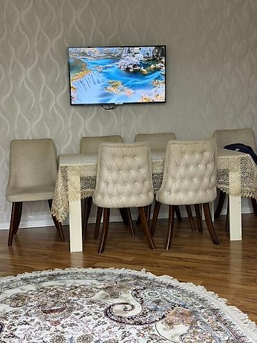Yemək otağı üçün masa və stul dəsti - Stil: Klassik-modern dizayn lalafo.az -da Yemək otağı üçün masa və stul dəsti - Stil: Klassik-modern dizayn