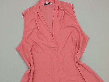 różowe bluzki w kwiaty: Блуза жіноча, Next, 2XL, стан - Ідеальний