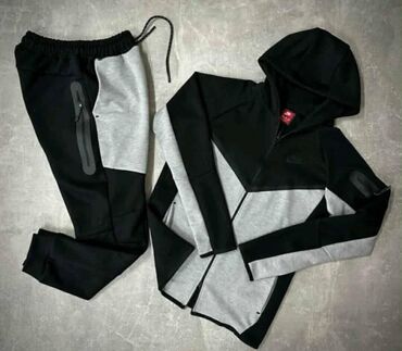 Trenerke: Komplet, 2XL (EU 56), L (EU 52), M (EU 50), Nike, bоја - Šareno, Flis — 5