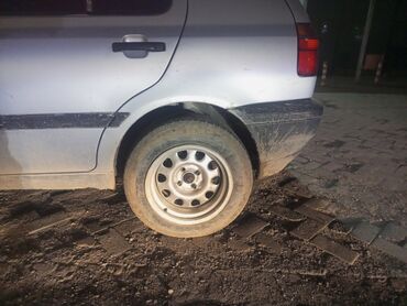 автозапчасти бишкек бу: Дөңгөлөктөр монтажда 195 / 65 / R 14, All-season, Колдонулган, Комплект, Жеңил унаалар, Темир, тешиктери - 4
