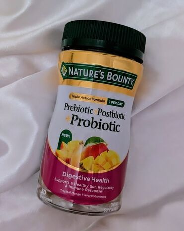 şiş ətəklər: Nature's Bounty markalı bu qida əlavəsi prebiotik, postbiotik və
