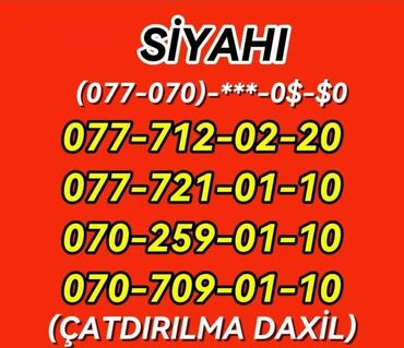 SİM-kartlar: Çatdırılma daxil 45azn
tel: 051-477-67-23